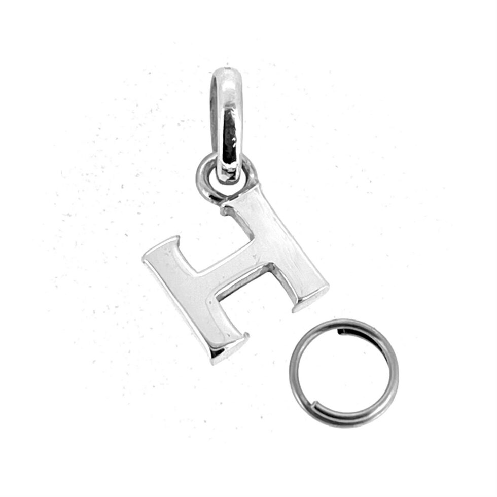 Links of London sterling silver letter H charm 2008