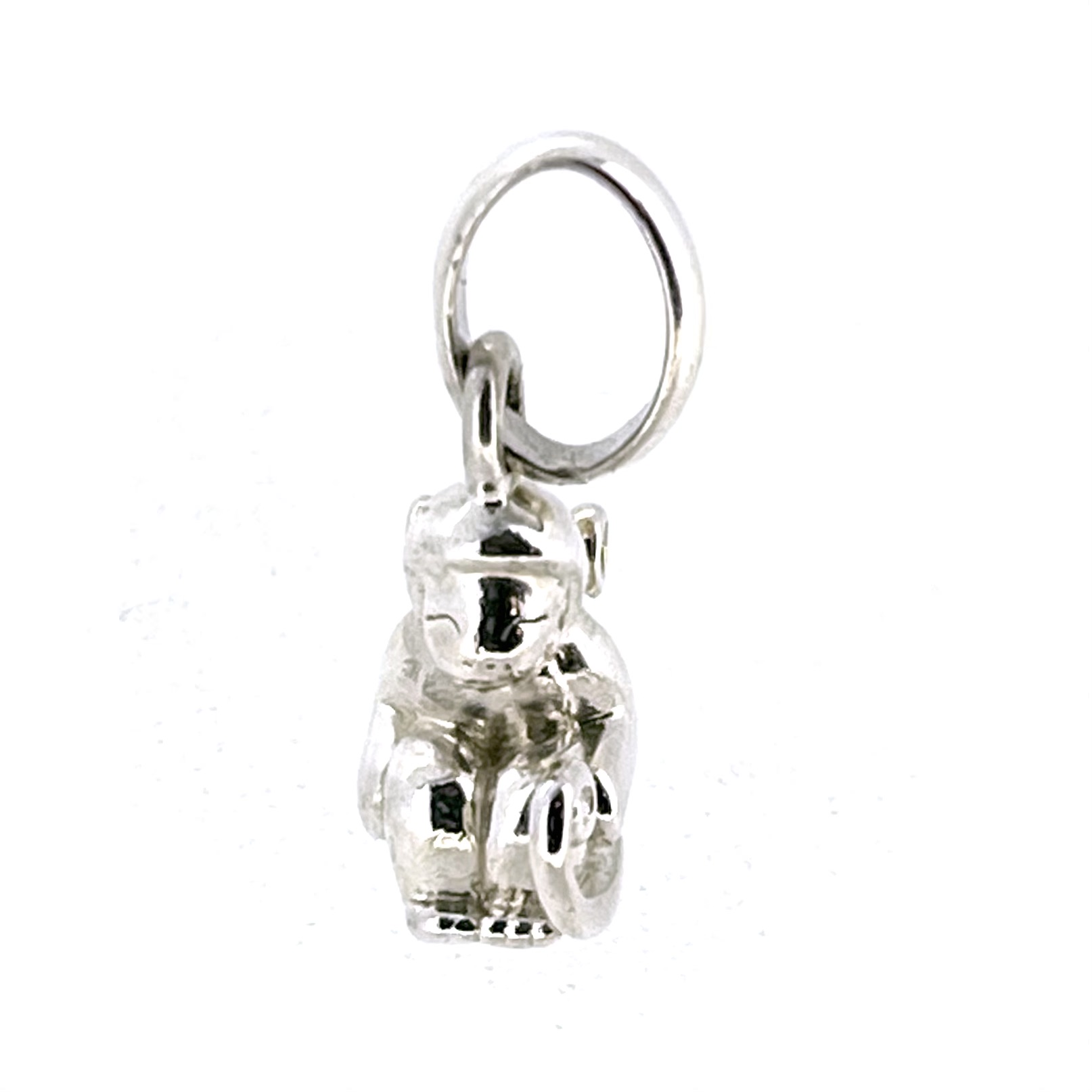 Chinese Zodiac monkey charm sterling silver