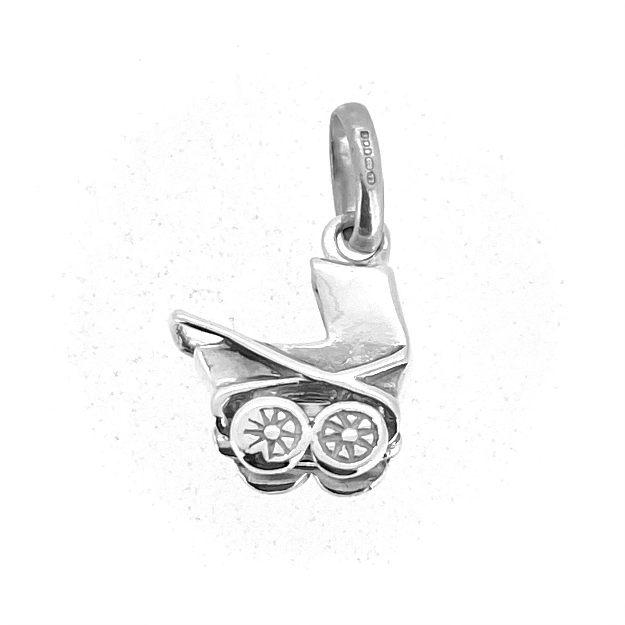 Pram charm side profile