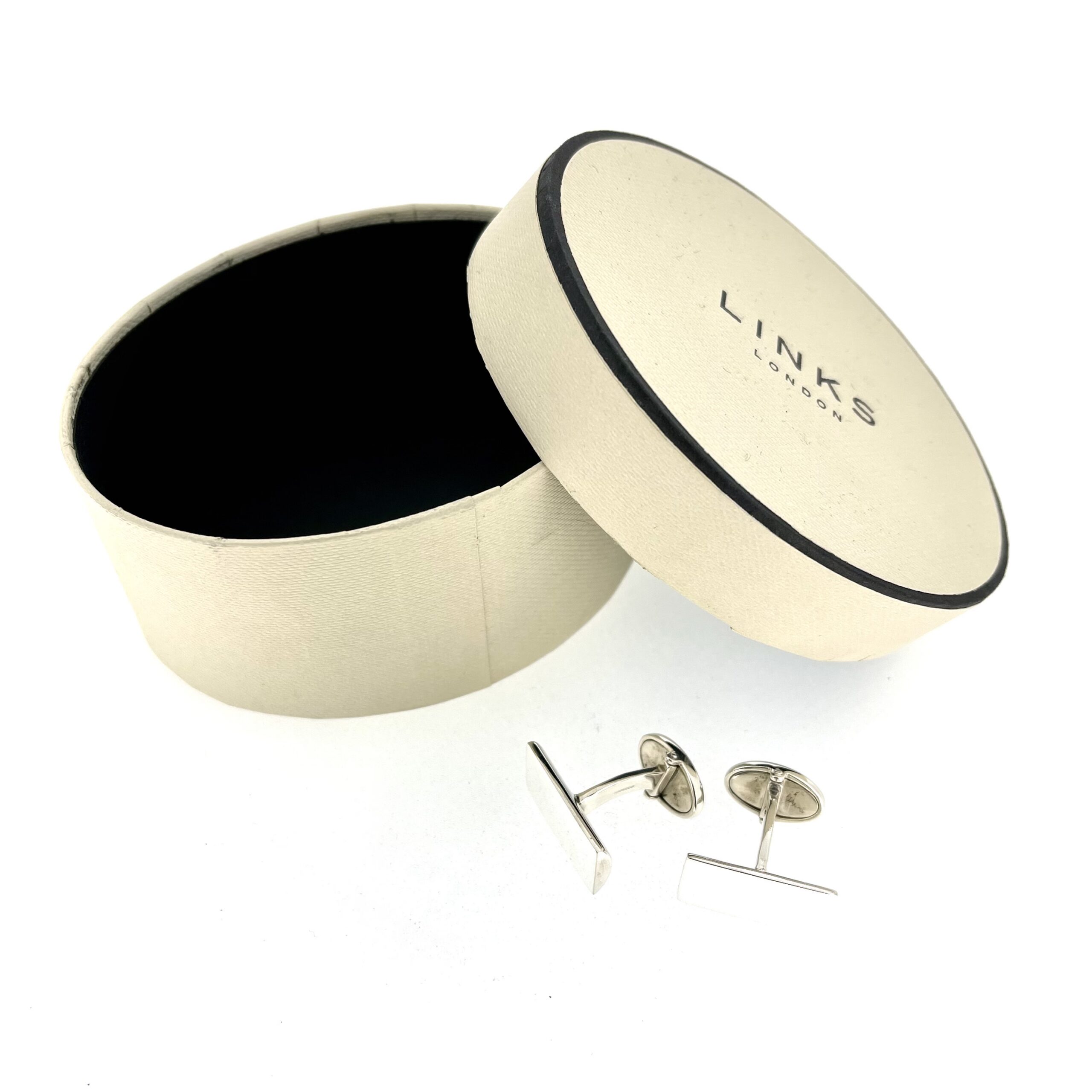 Links of London cufflinks with oval presentation box