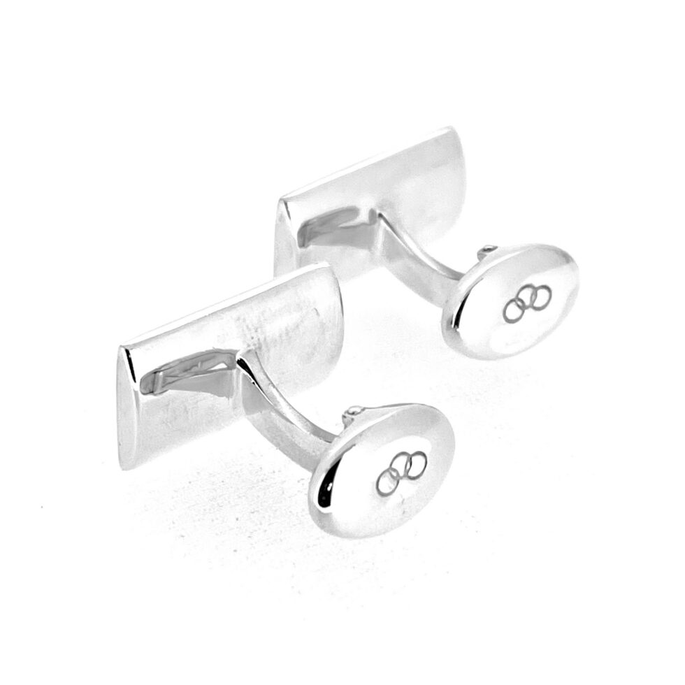 Hallmarked LL 925 2011 sterling silver cufflinks