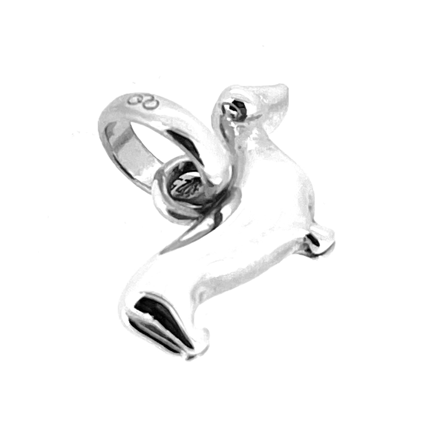 Links of London LL 925 hallmark on dachshund charm