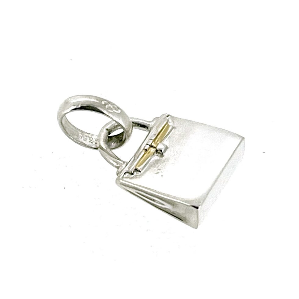 Compact box handbag charm 10mm high