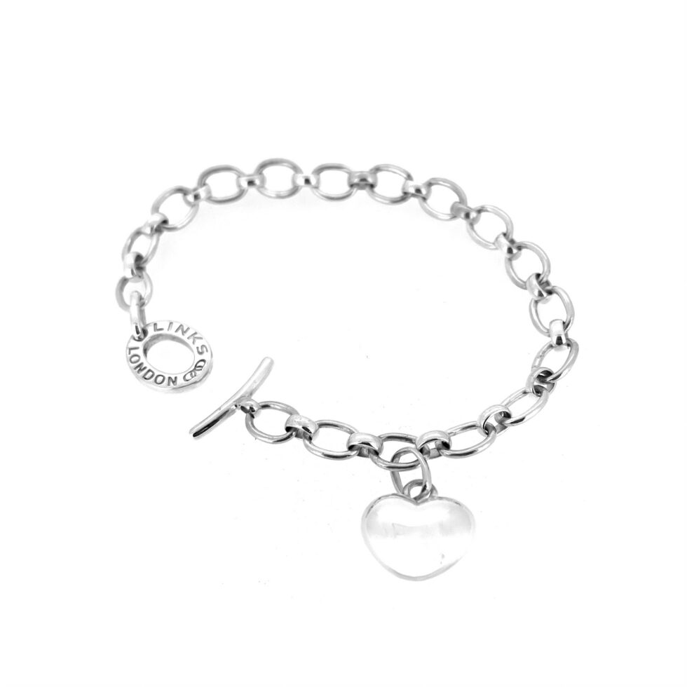 7mm wide oval link bracelet detail