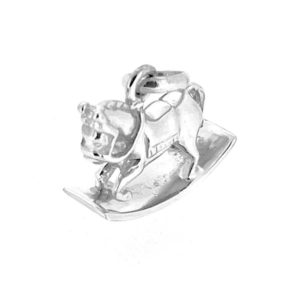 Vintage Links of London rocking horse charm sterling silver
