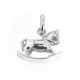 Vintage British rocking horse silver charm