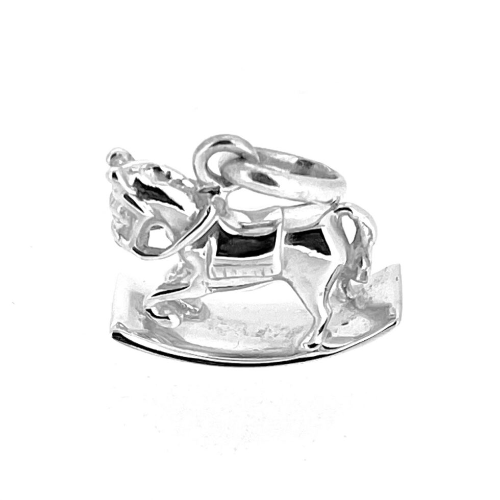 Hallmarked LL 925 2009 rocking horse charm