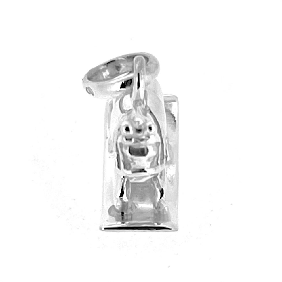 15mm high vintage rocking horse charm