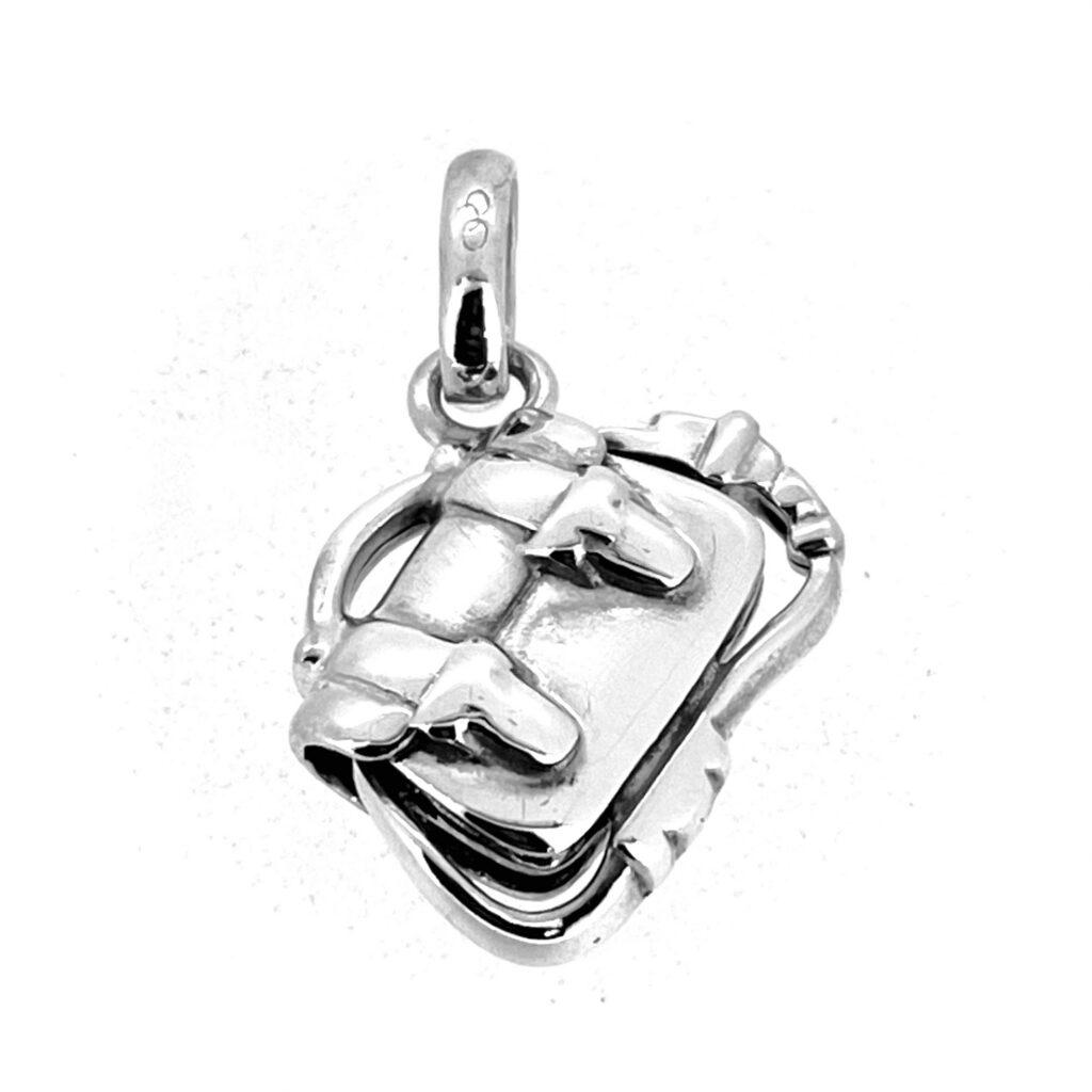 Vintage Links of London satchel bag charm sterling silver