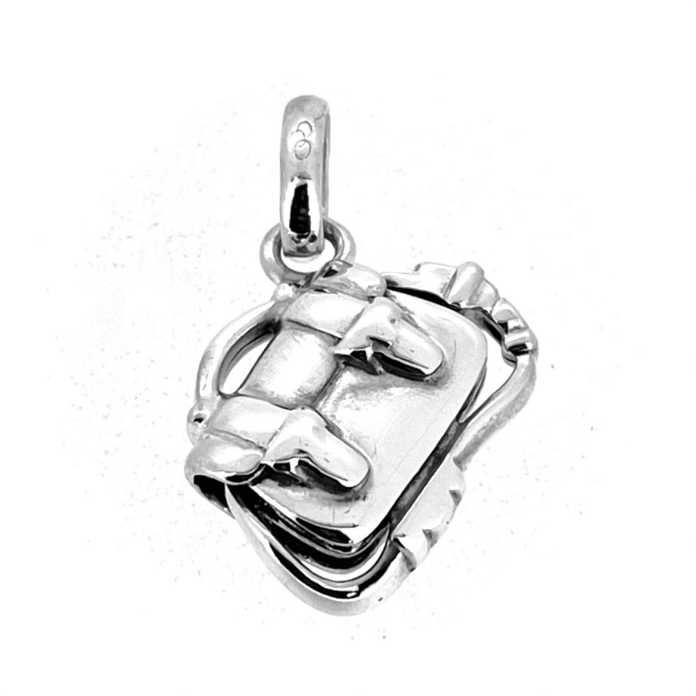 Vintage Links of London satchel bag charm sterling silver