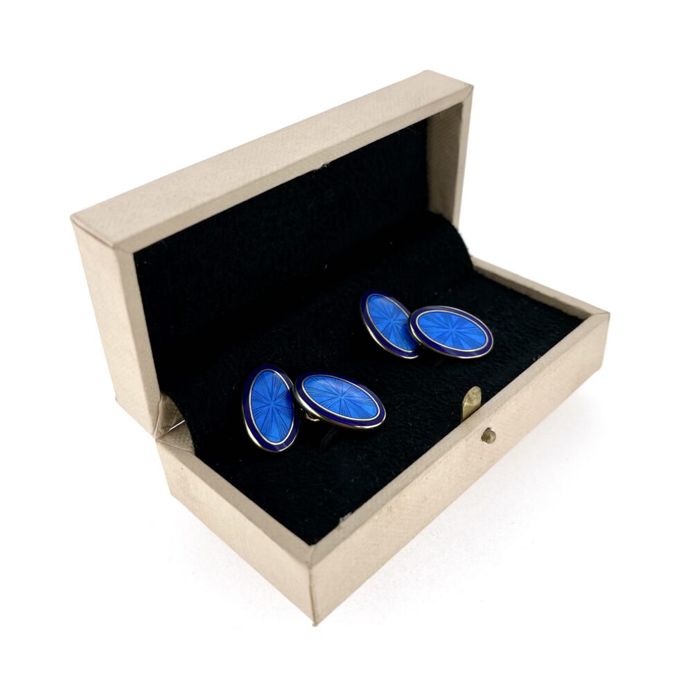 Double sided enamel cufflinks Links London