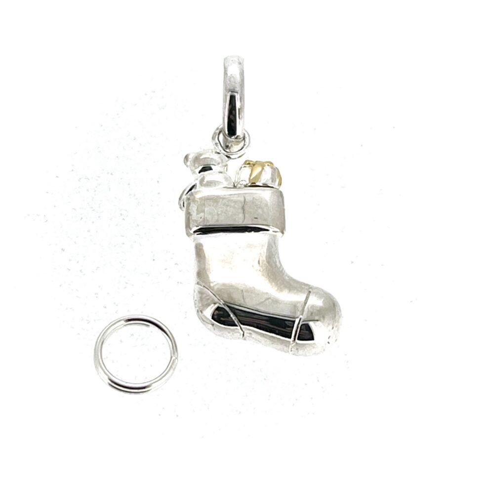 Vintage Links of London Christmas charm with bow