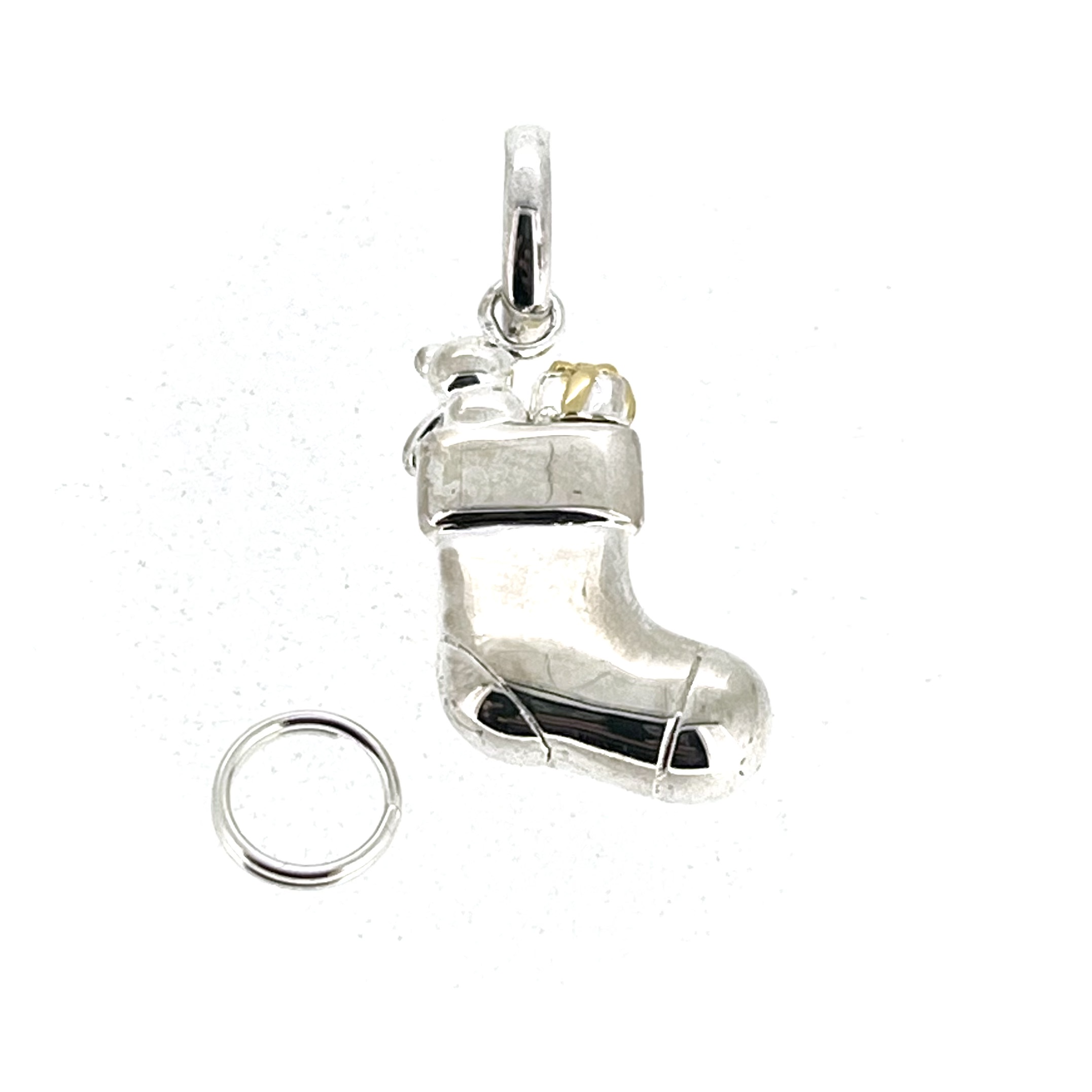 Vintage Links of London Christmas charm with bow