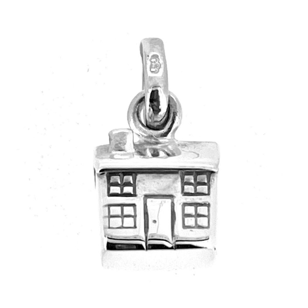Links of London house charm sterling silver front view