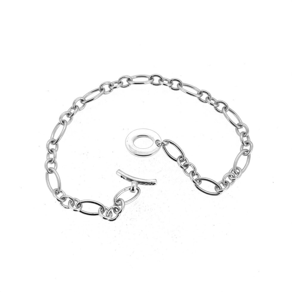 Figaro style oval link bracelet Links of London