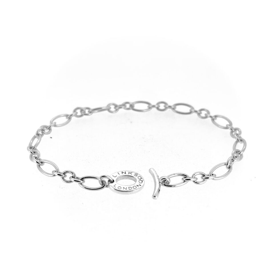 Links of London toggle clasp charm bracelet