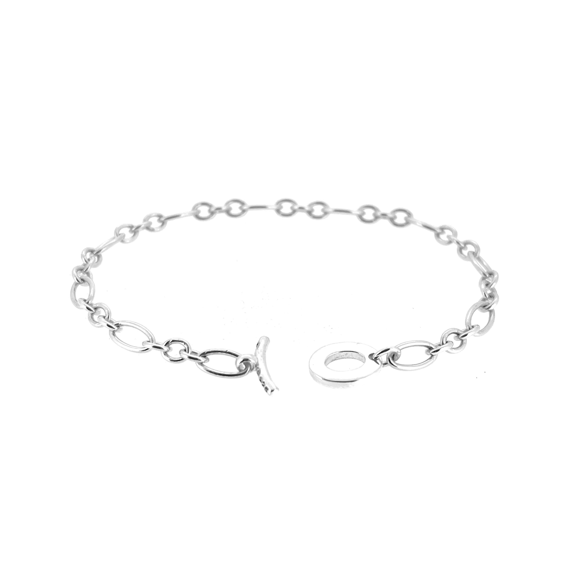 Links of London Mini Link Figaro toggle charm bracelet