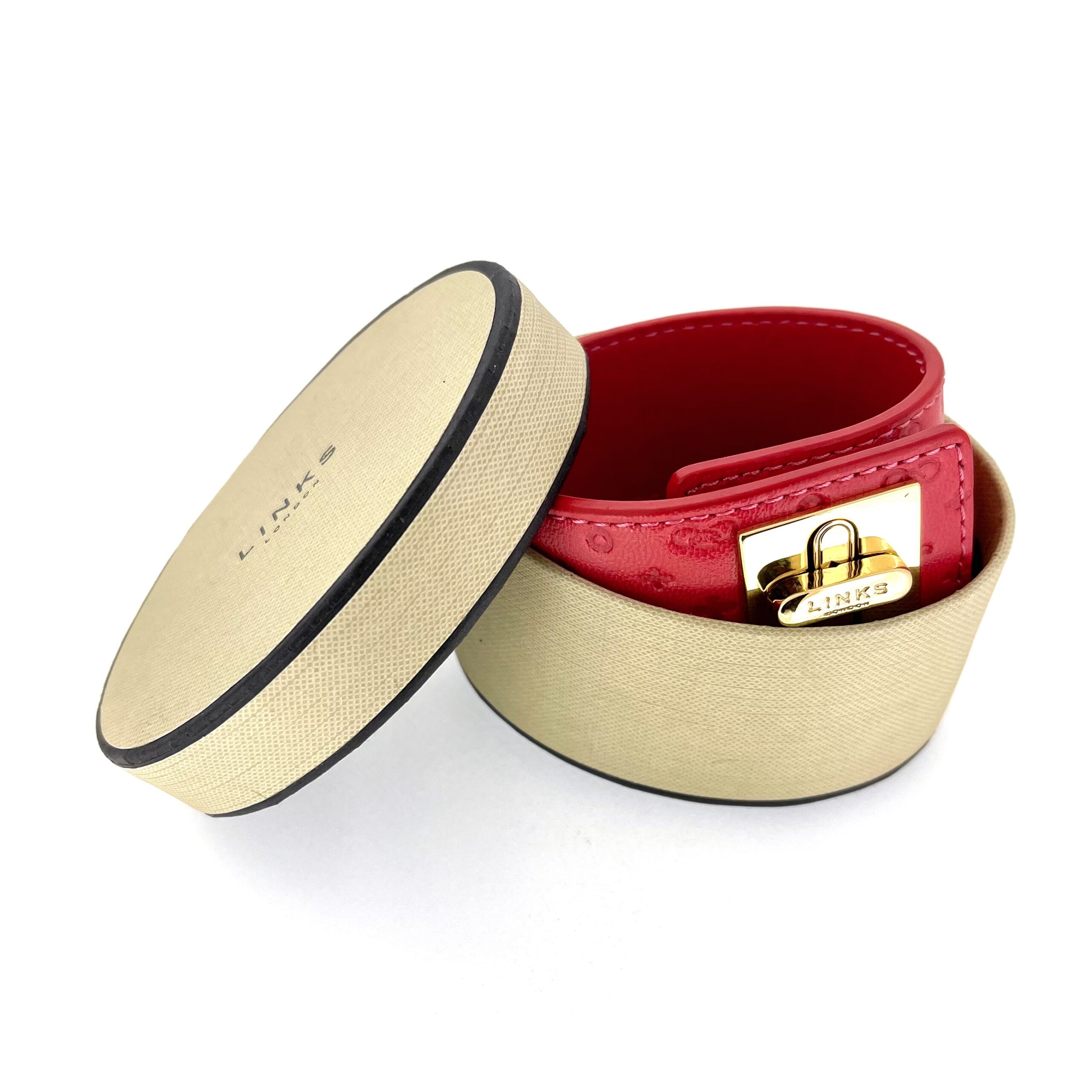 Vintage Links of London cuff bracelet presentation box