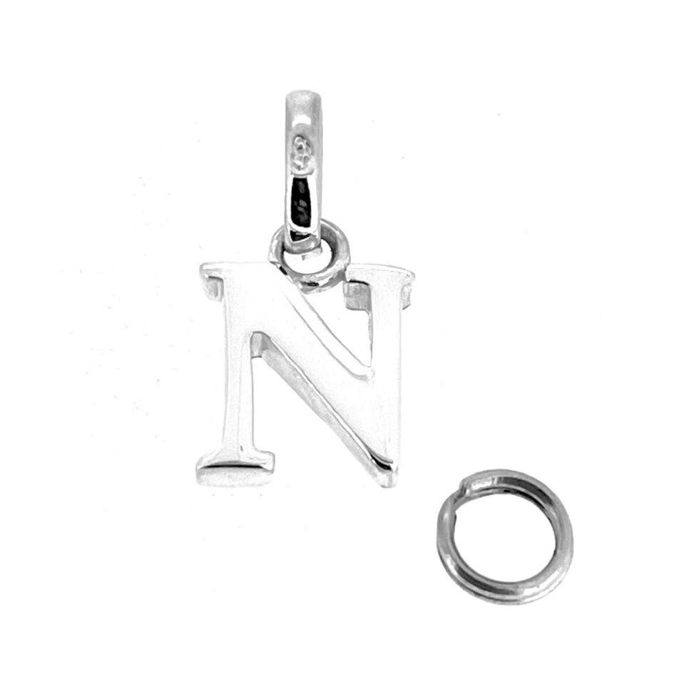 Vintage Links of London silver Letter N 2009 hallmark