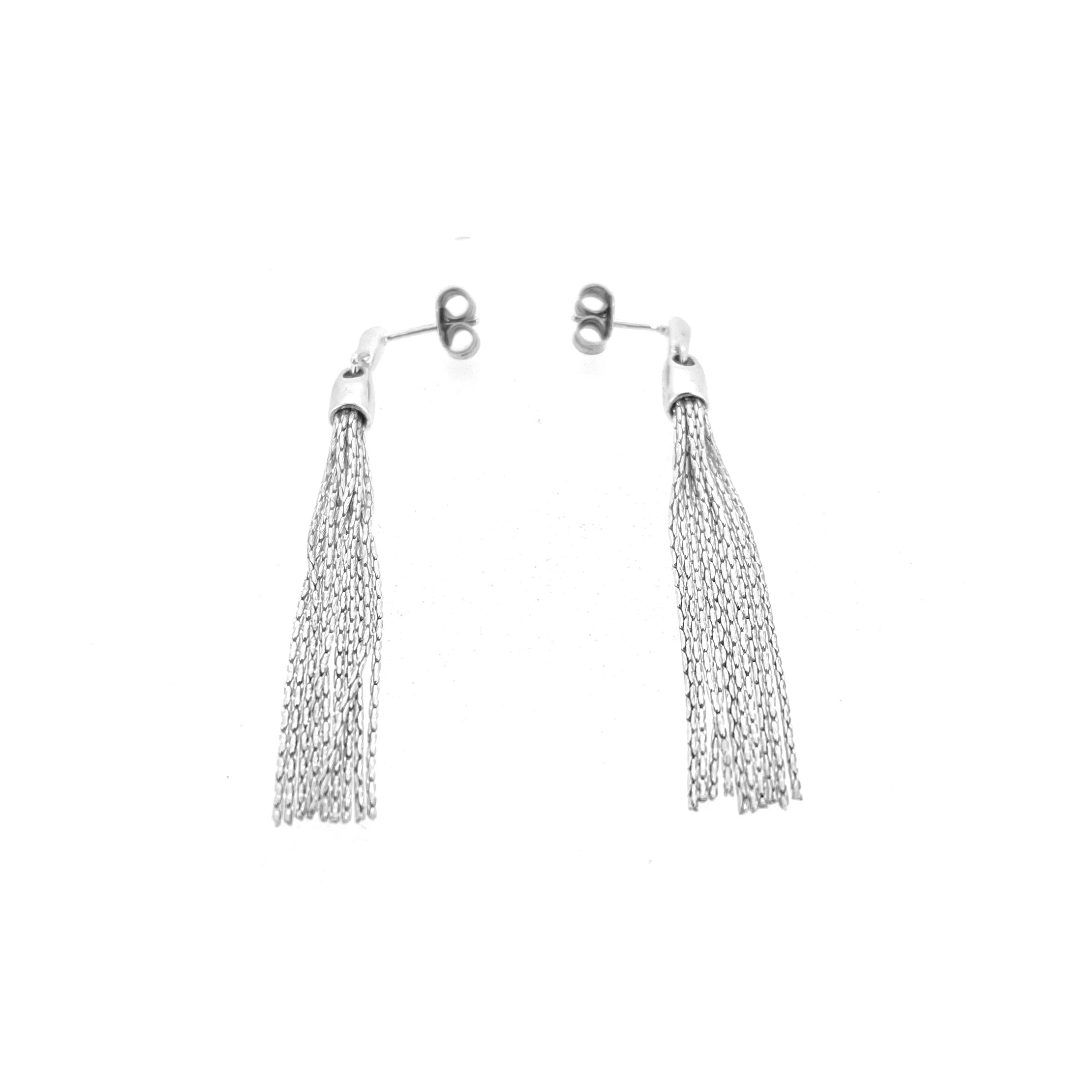 LL 925 hallmark on silver stud fitting