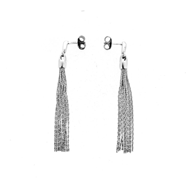 Links of London sterling silver tassel drop earrings 58mm