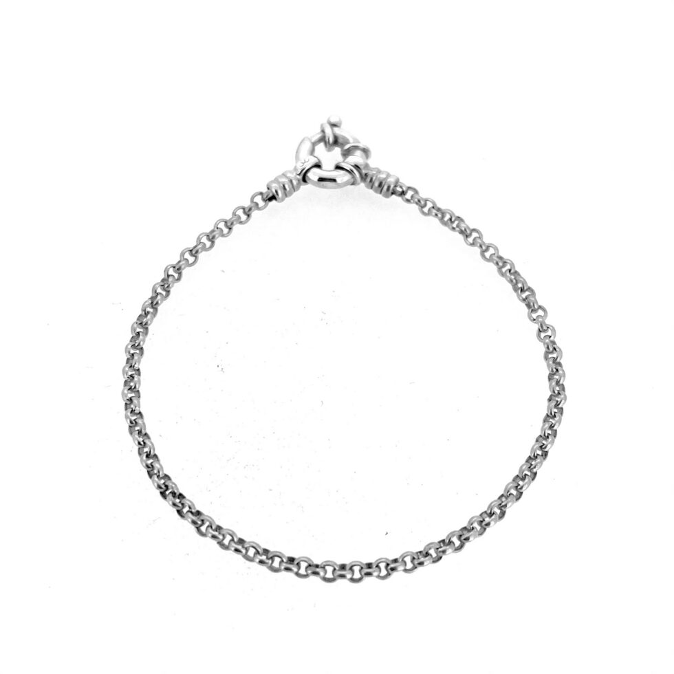 Links of London sterling silver round link bracelet 19.5cm