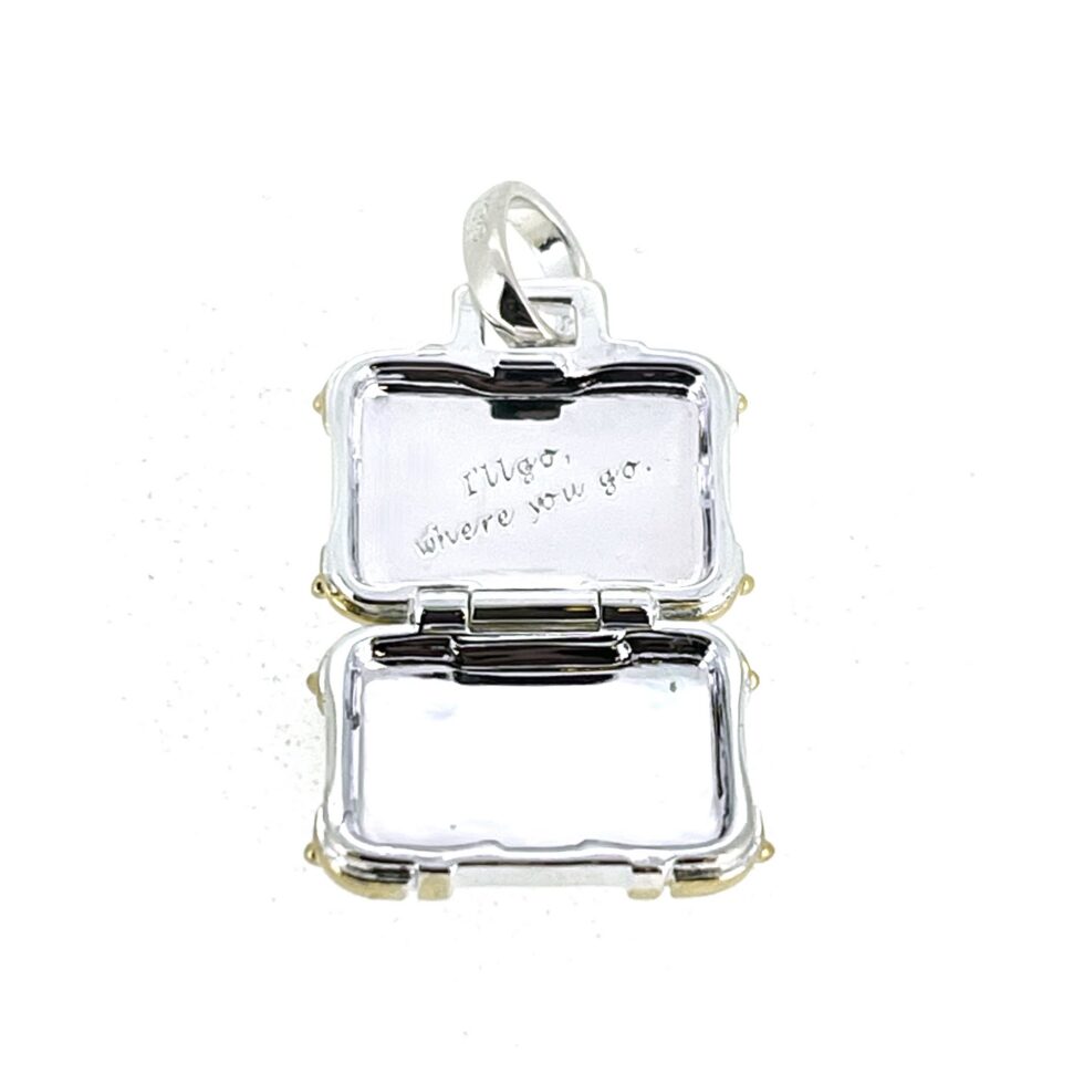 Links of London charm “I’ll go where you go” engraving inside