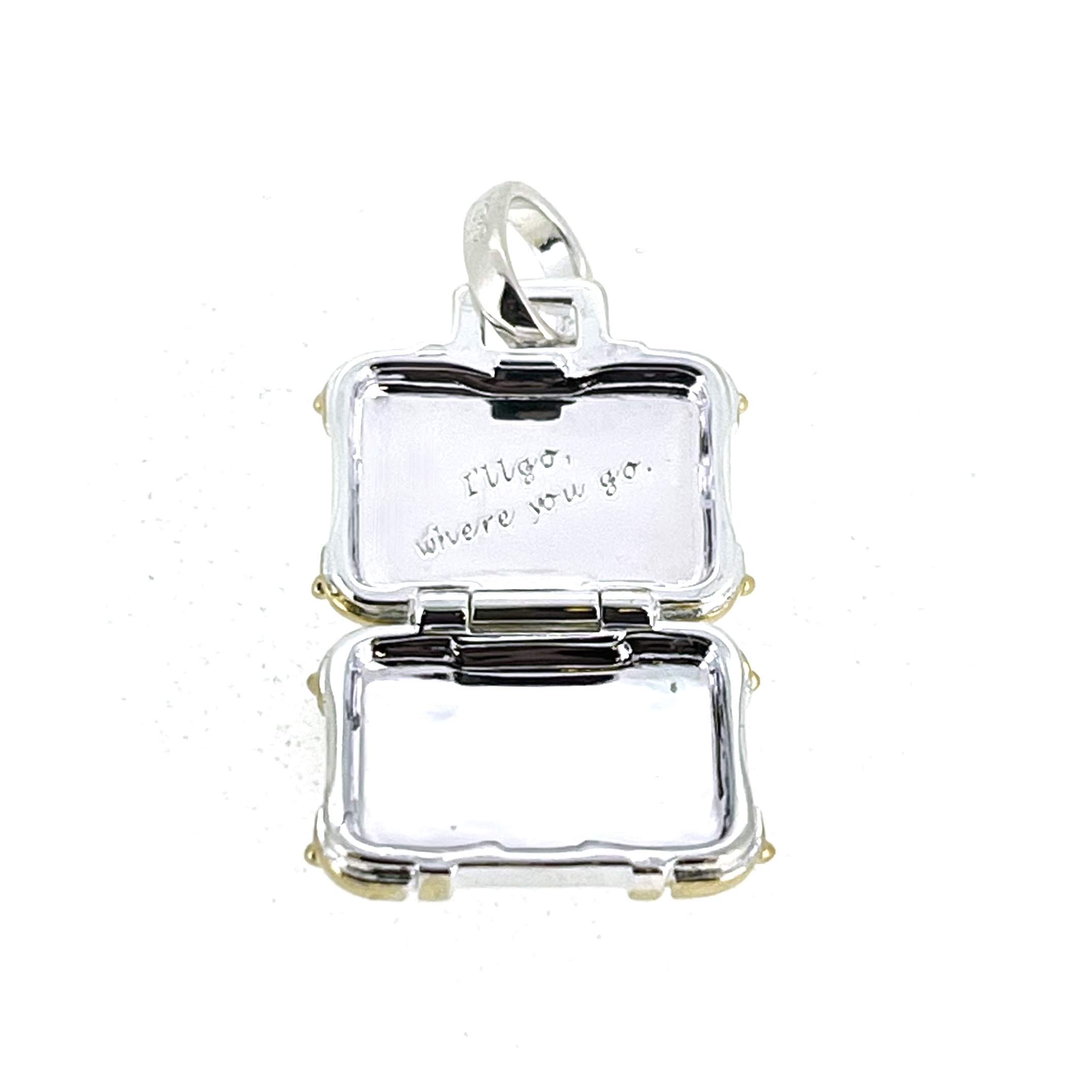 Links of London charm “I’ll go where you go” engraving inside