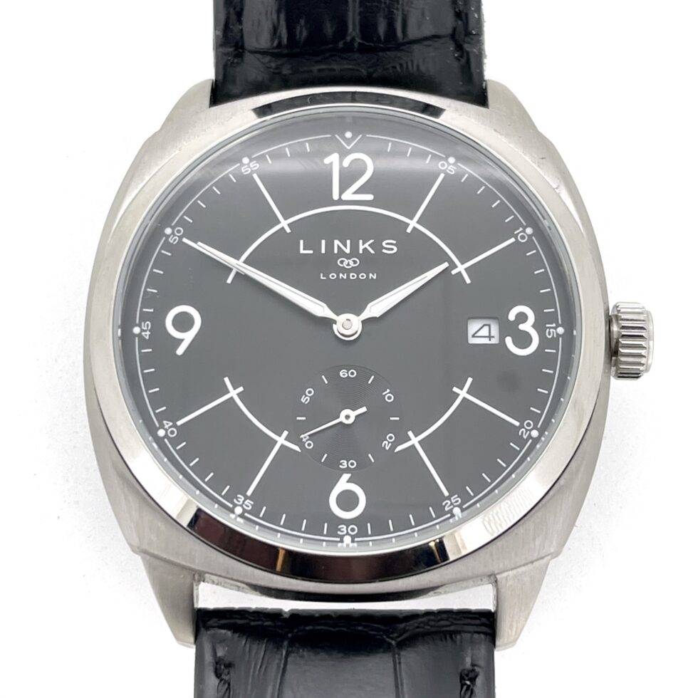 Links of London sector dial watch showing sub seconds and date
