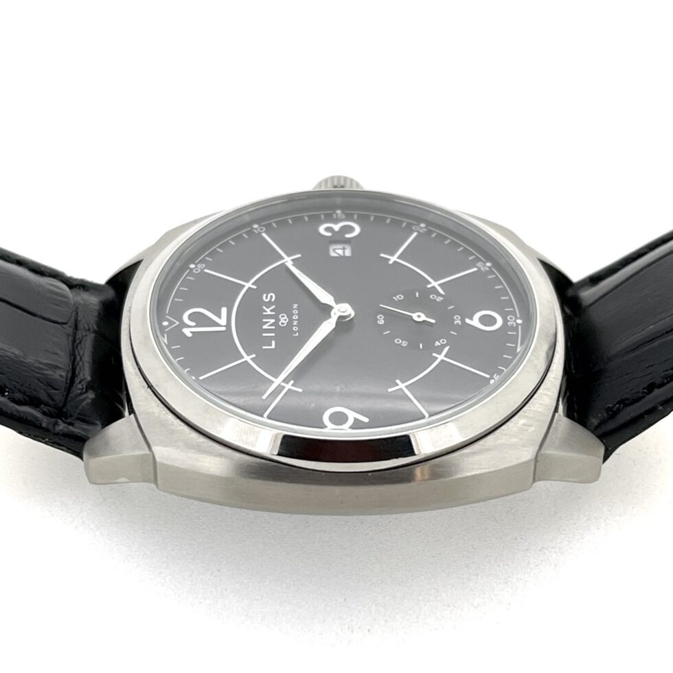 Links of London watch side profile stainless steel case