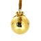 Links of London gold plated Christmas pudding bauble with original ribbon