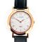 Vintage Links of London Ladies Rose Gold Noble Slim Leather Watch front view