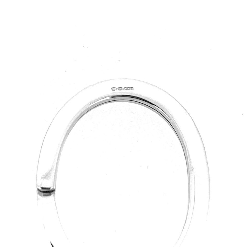 Vintage silver commemorative keyring with Royal Variety Performance 1999 inscription