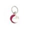 Links of London pink enamel tennis ball charm viewed from slight angle