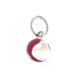 Links of London pink enamel tennis ball charm viewed from slight angle