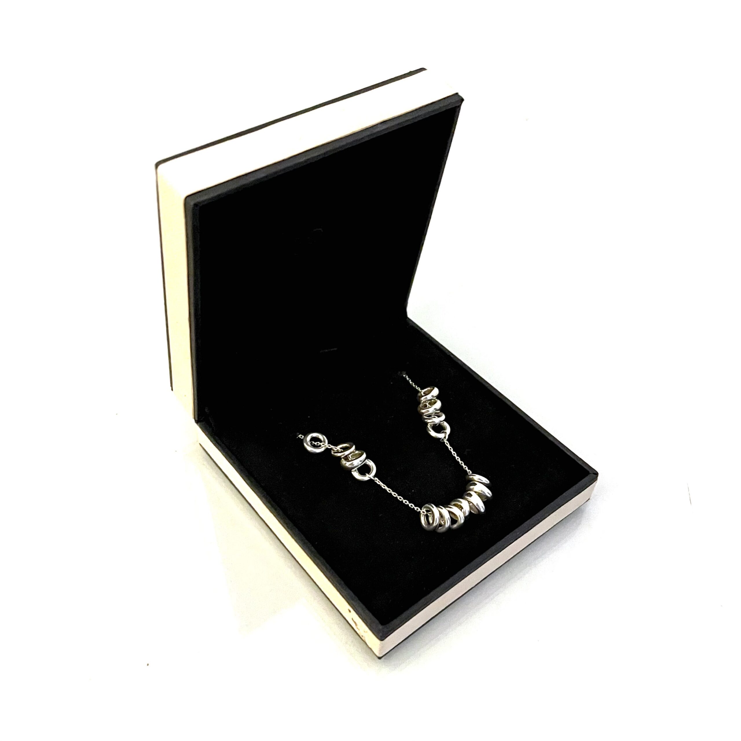 Links of London sterling silver Sweetie Links necklace with polished finish