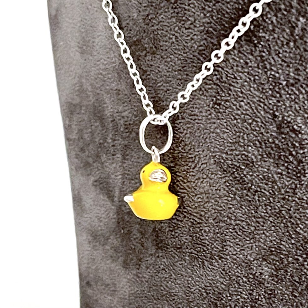 Vintage Links of London duck necklace with removable charm fitting