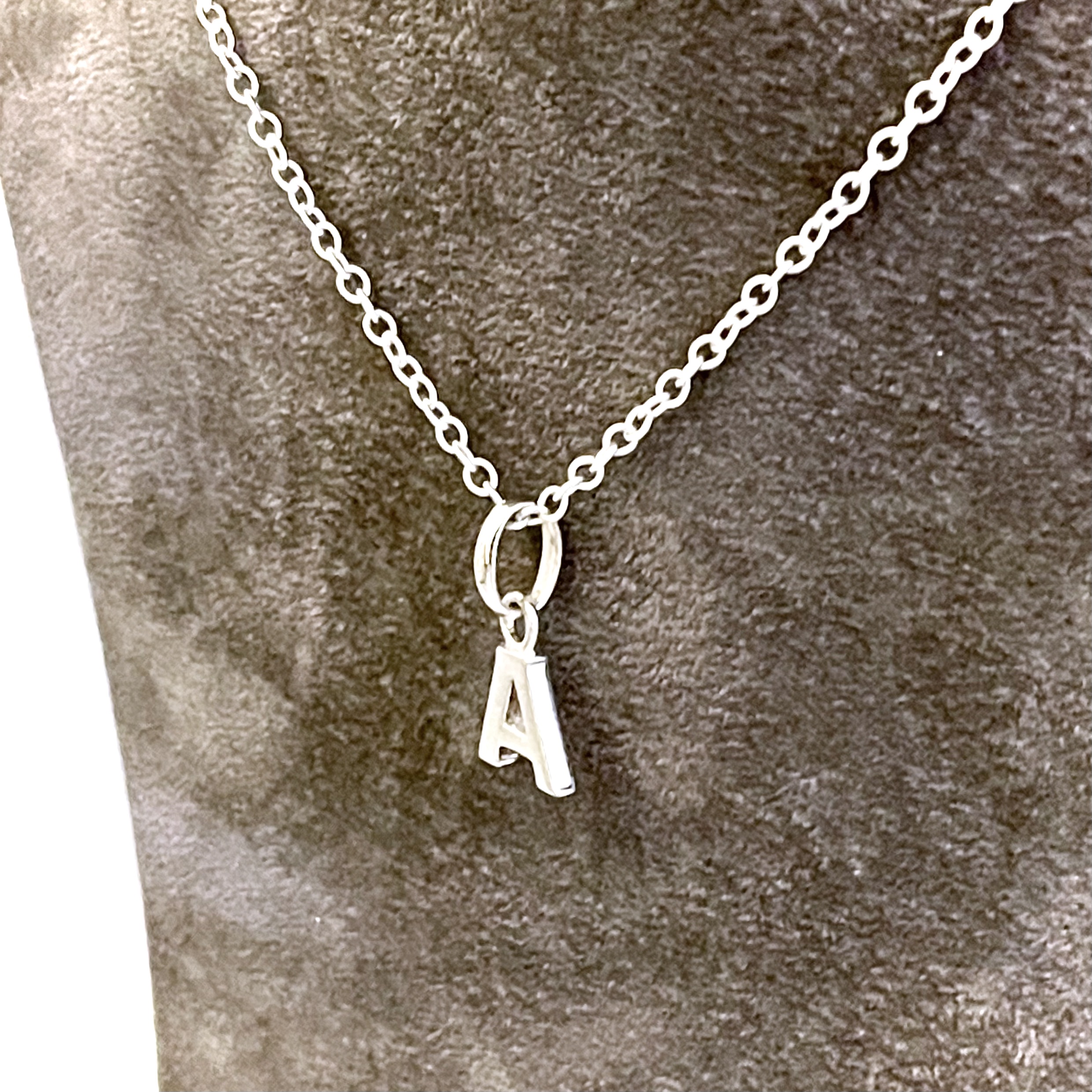Letter A charm presented as a finished Links of London necklace