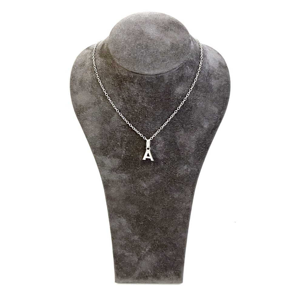 Vintage Links of London Letter A necklace in sterling silver