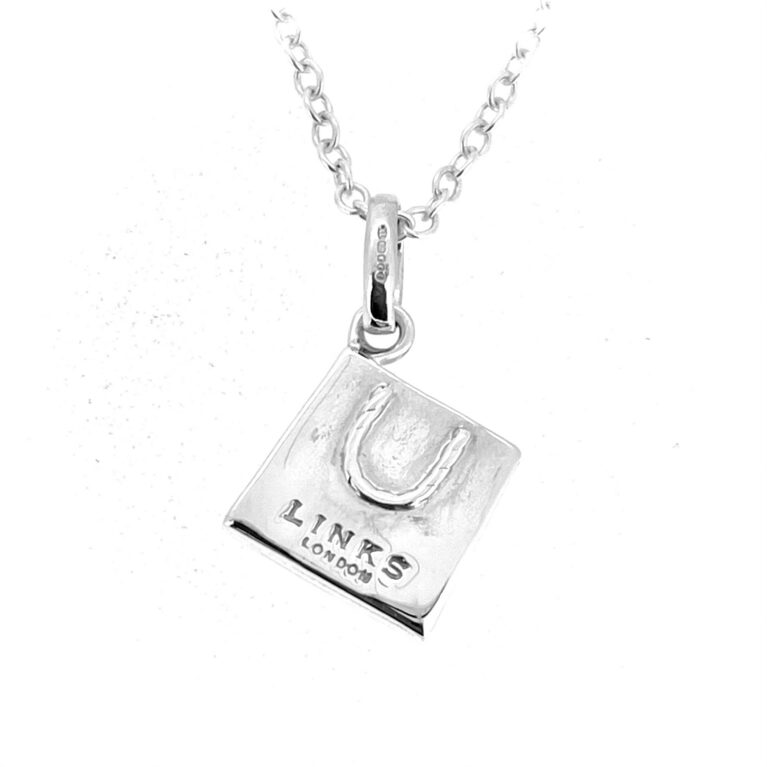 Vintage Links of London Links Bag Necklace Sterling Silver