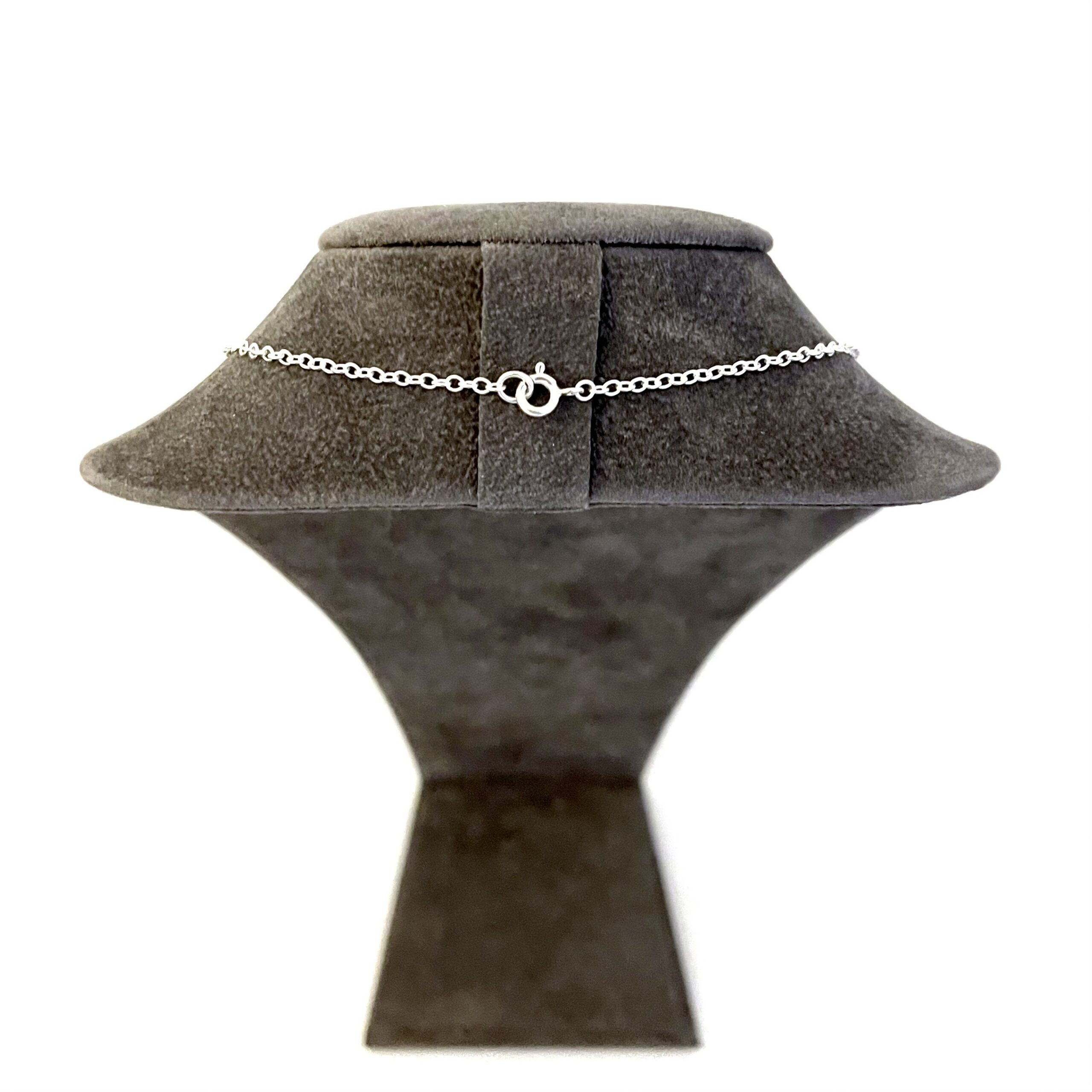 Removable lipstick charm necklace with bolt ring clasp