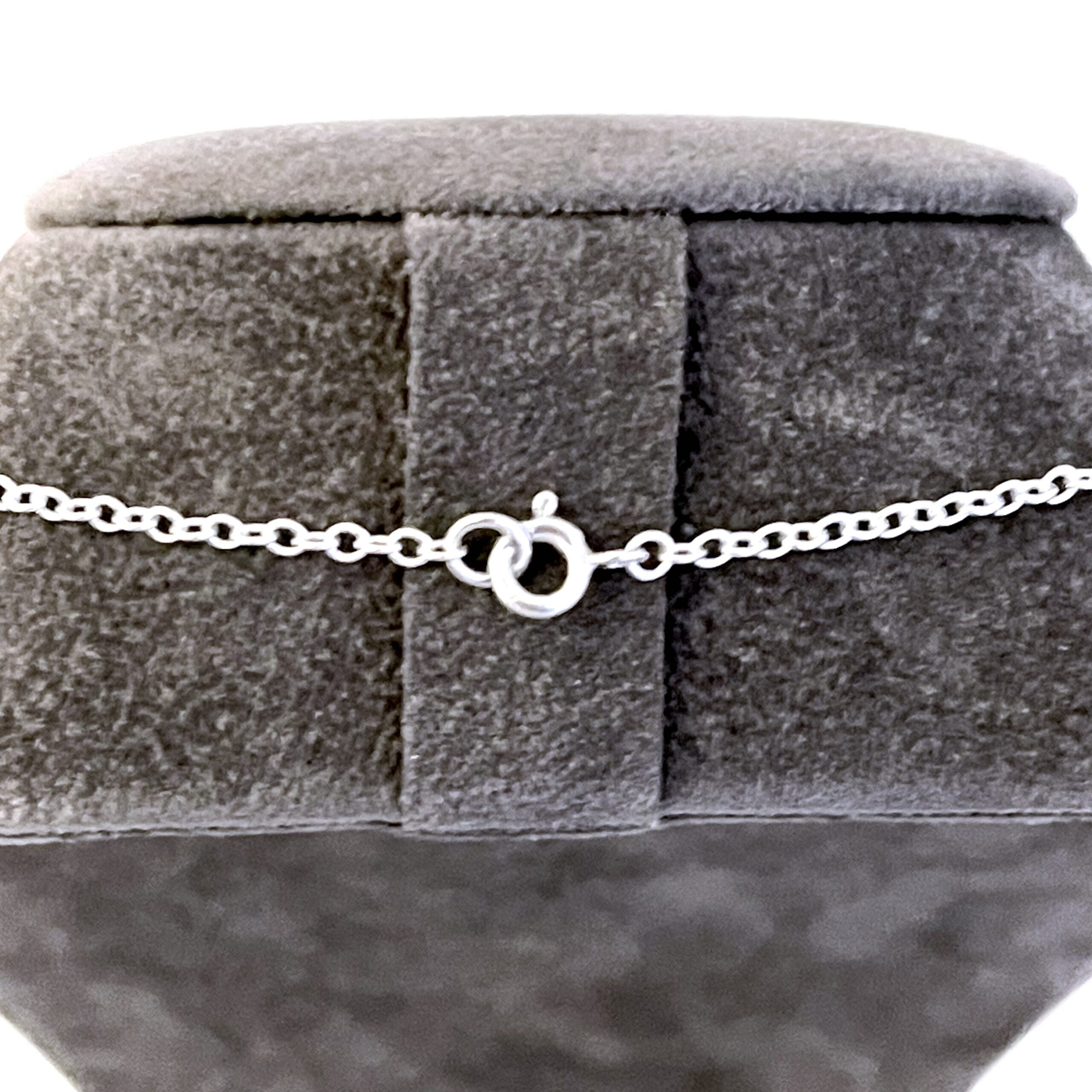 Removable lipstick charm necklace with bolt ring clasp