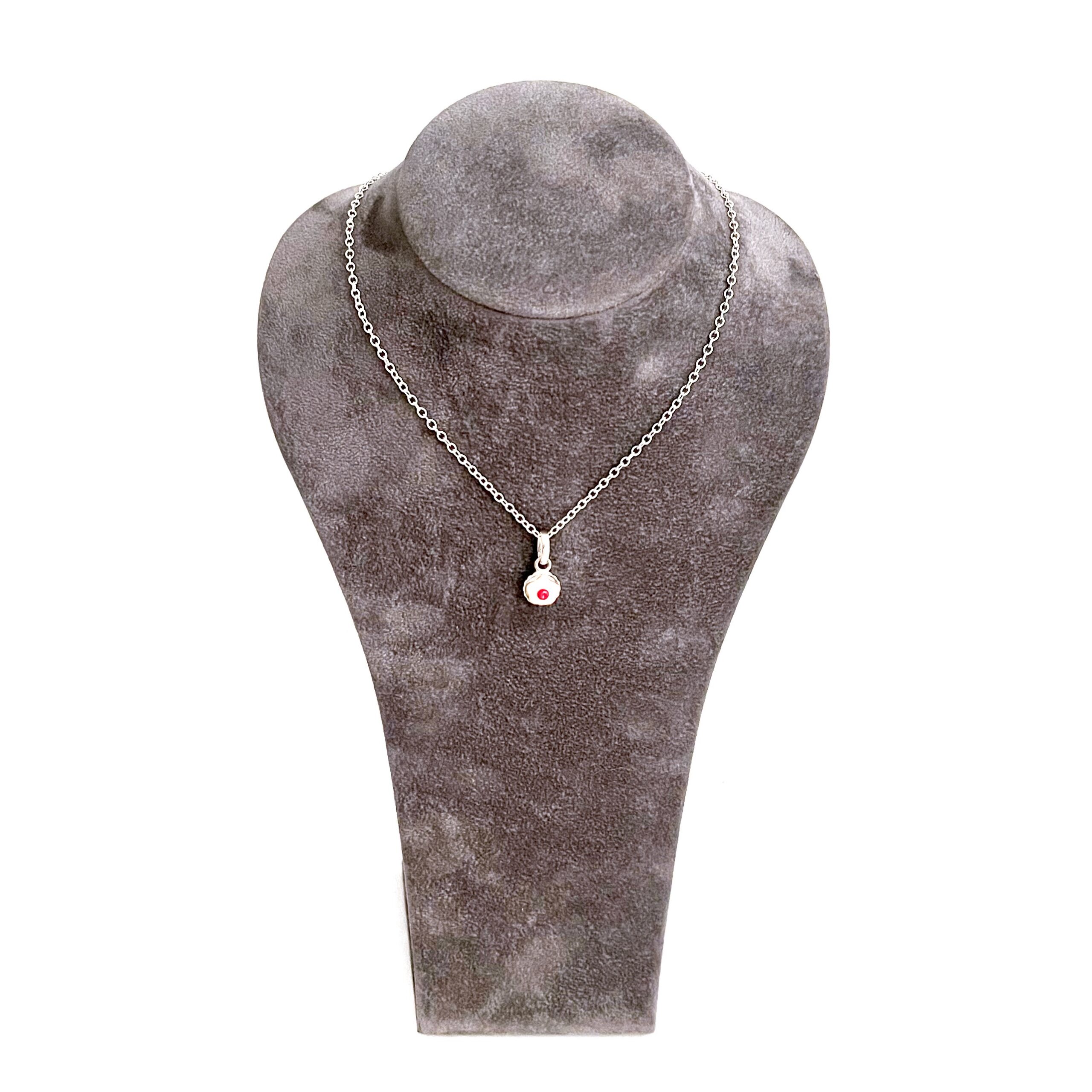 Pink Cupcake charm presented as a finished Links of London necklace