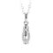 Sterling silver Russian Doll necklace front view