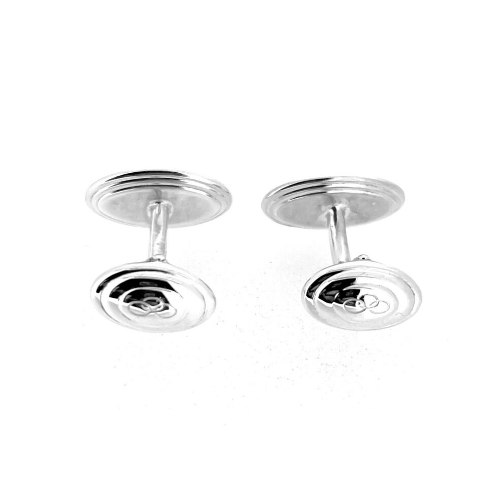 Vintage sterling silver oval cufflinks by Links of London