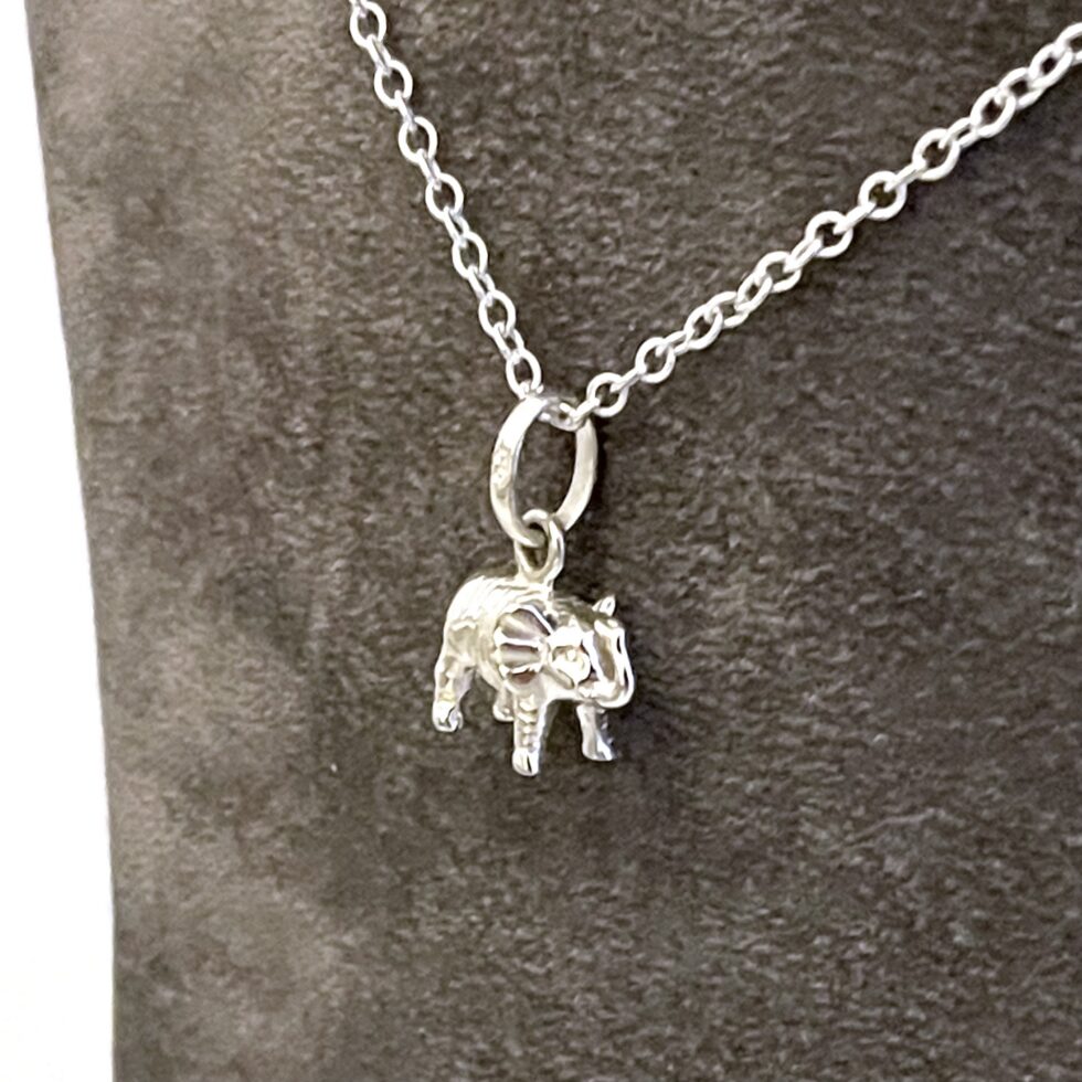 Elephant charm presented as a finished Links of London necklace