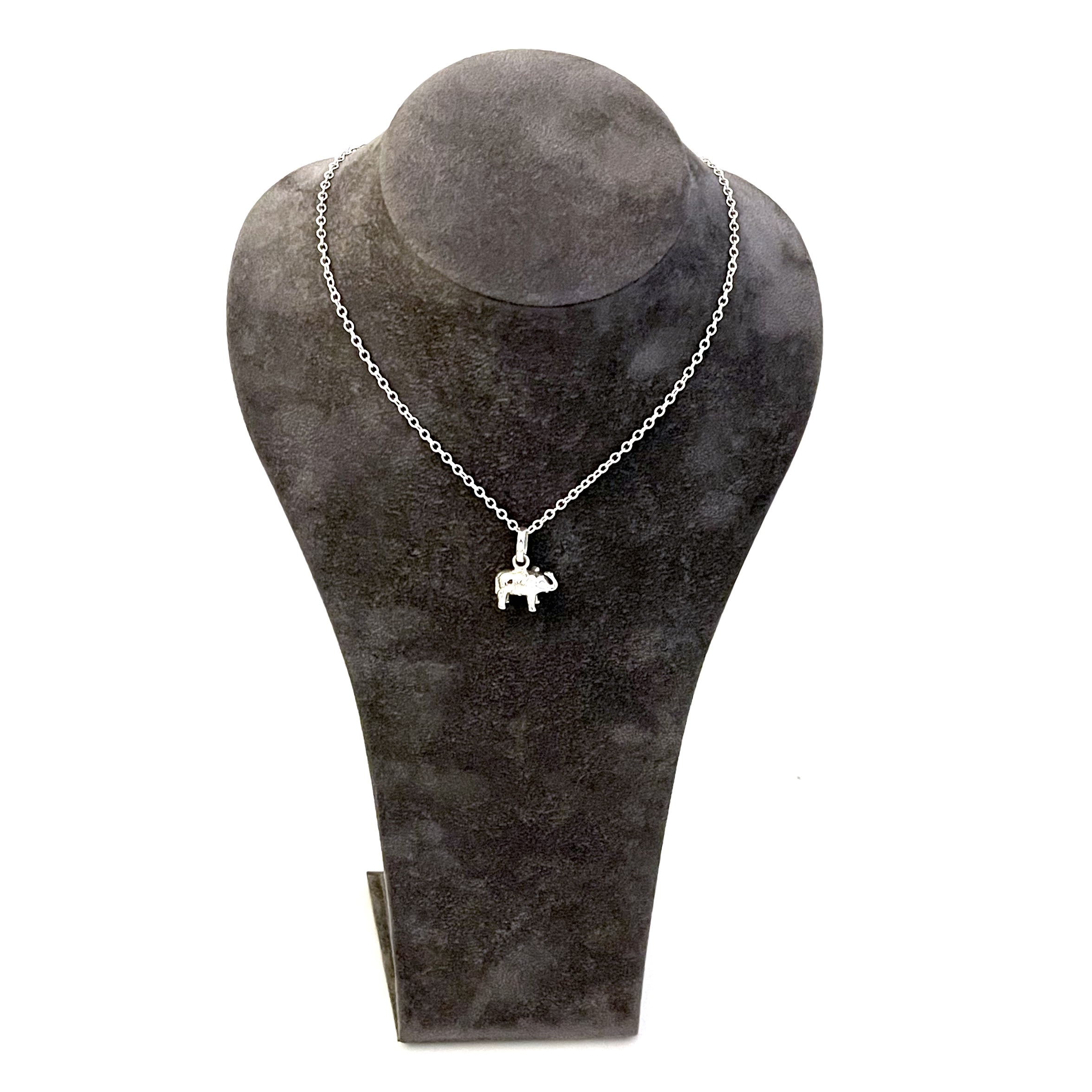 Links of London elephant charm necklace on sterling silver chain