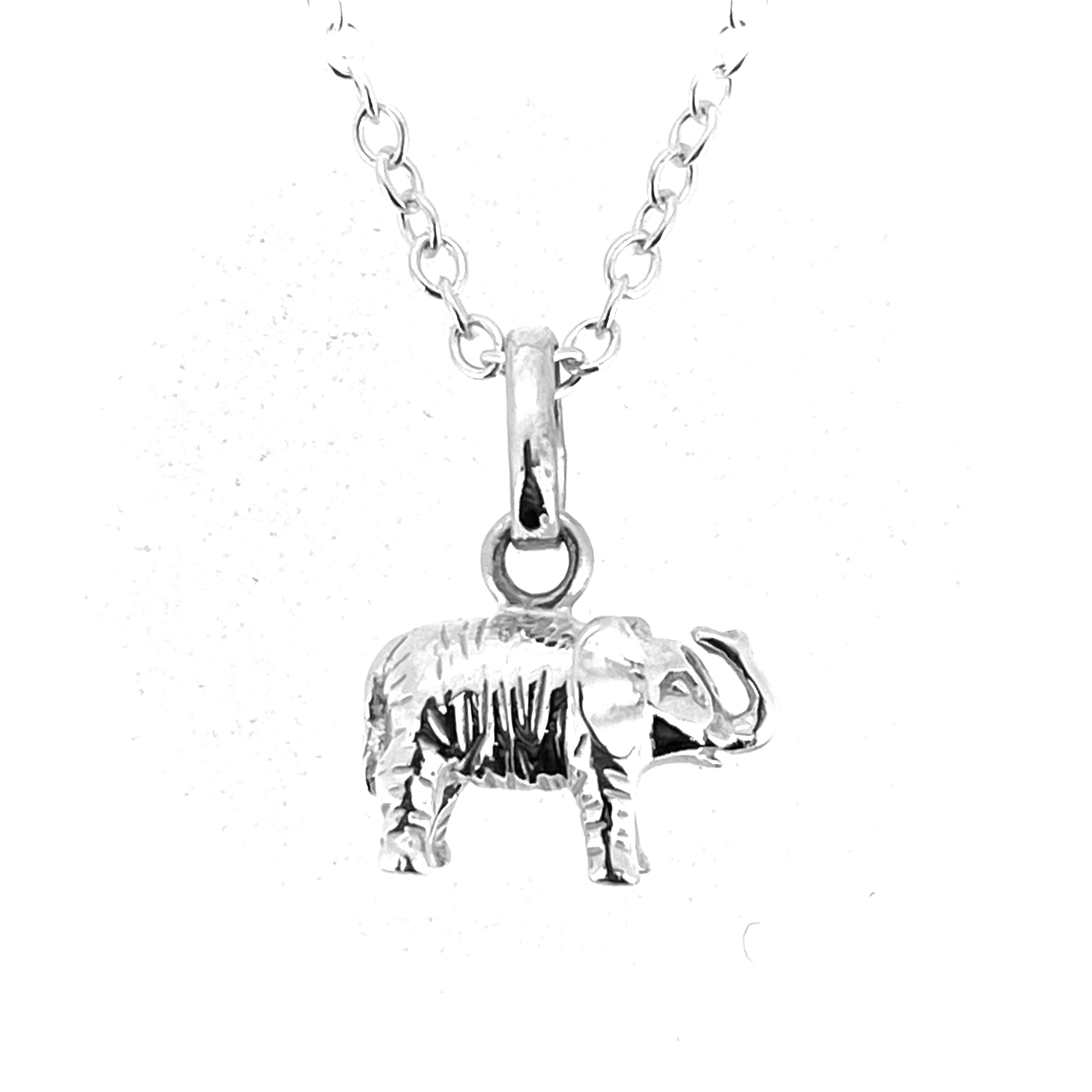 Vintage Links of London Sterling Silver Elephant Necklace