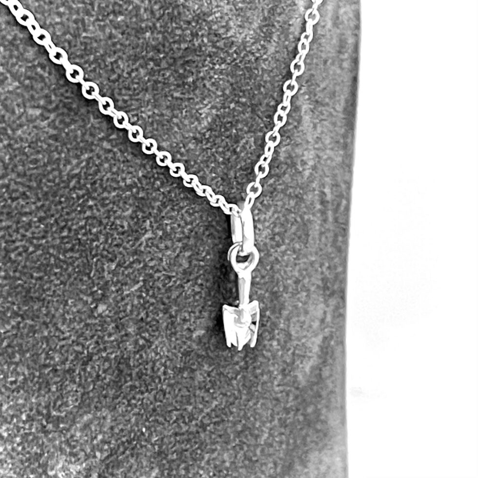 Gardening tools charm presented as a finished Links of London necklace