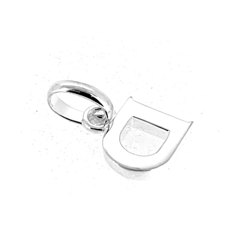 Vintage Links of London sterling silver Letter D charm